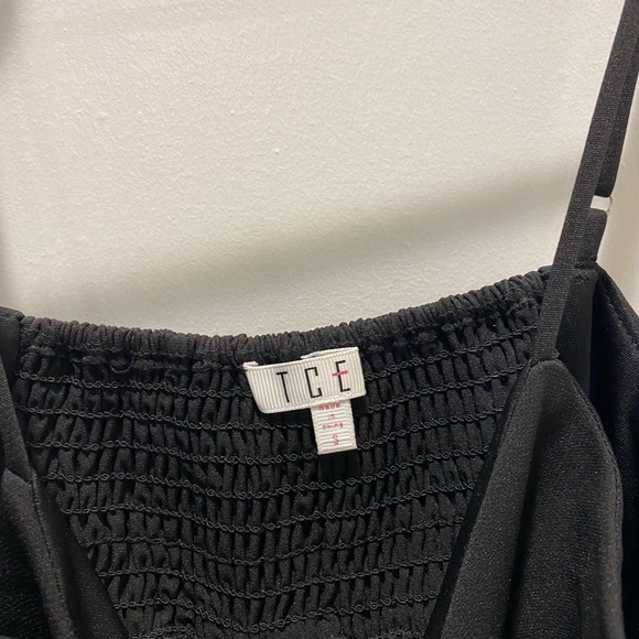 BLACK Vici- ‘MAGALI’ POCKETED BOW BABYDOLL DRESS - NWOT - Picture 3 of 4